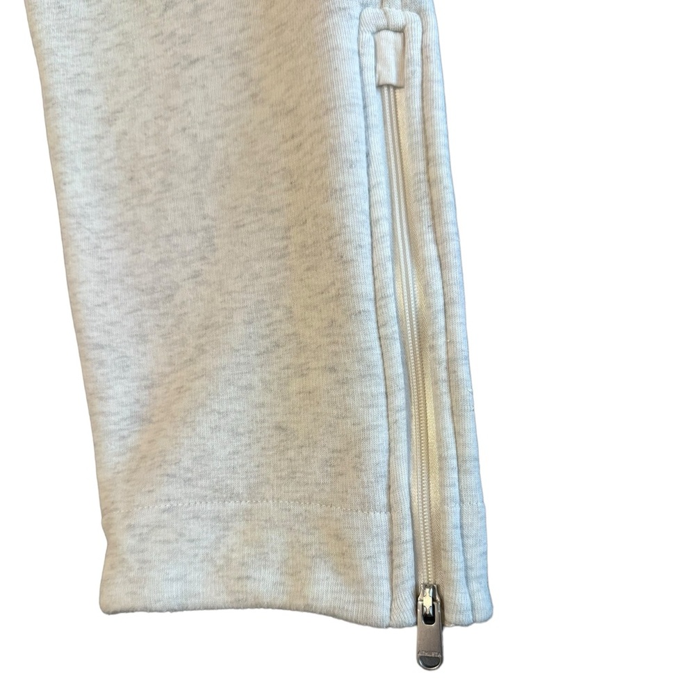 Athleta Grey Joggers Ankle Zip Tie Waist Size XS - Picture 4 of 14